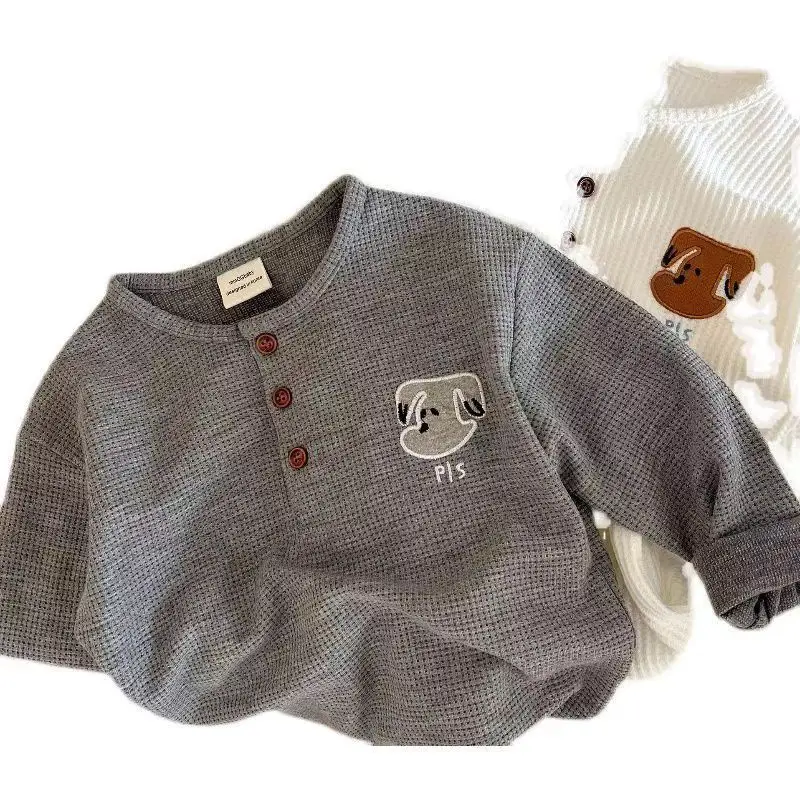 2024 Spring Baby T-Shirt Long Sleeve Boys Girls - Image 5
