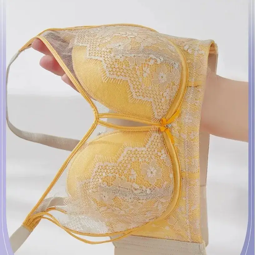Tianzifang Mulberry Silk Push-Up Bra Small Chest