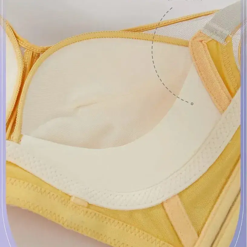 Tianzifang Mulberry Silk Push-Up Bra Small Chest