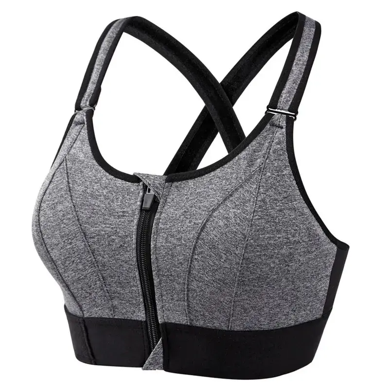 Adjustable Pink Sports Bra with Shockproof Design - Image 4