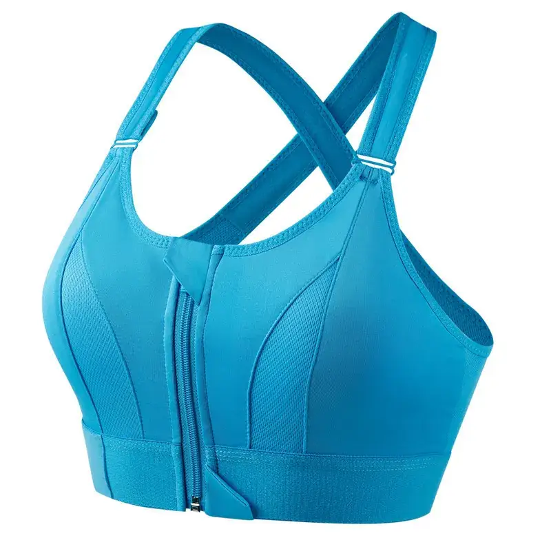 Adjustable Pink Sports Bra with Shockproof Design - Image 6