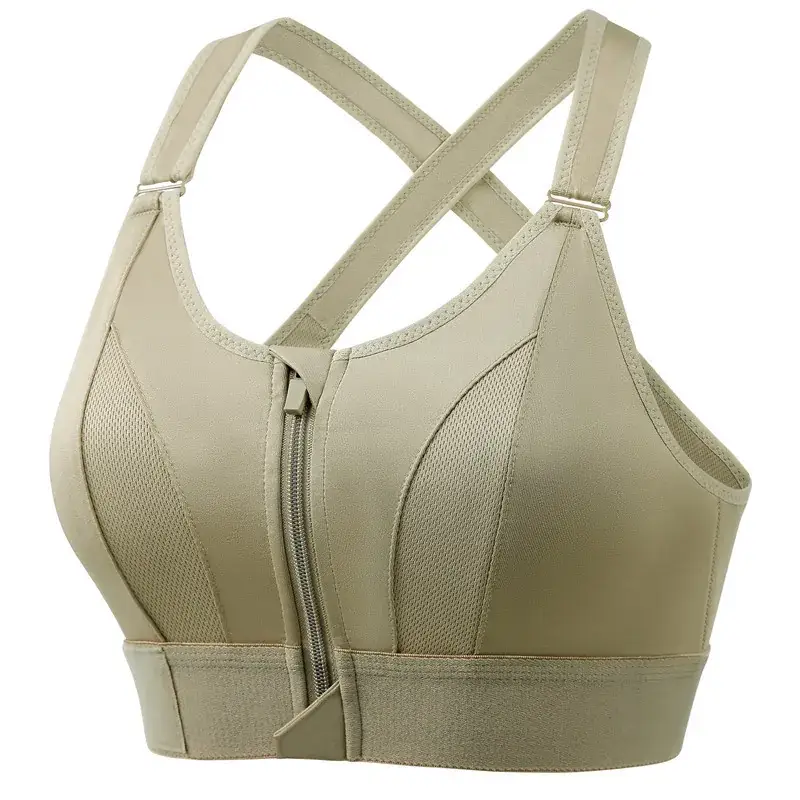 Adjustable Pink Sports Bra with Shockproof Design - Image 7