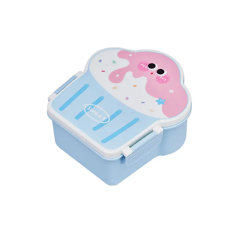 Creative Ice Cream Shaped Lunch Box for Students Lunch Box Lunch Box Cute Children's Portable Supplementary Food Box
