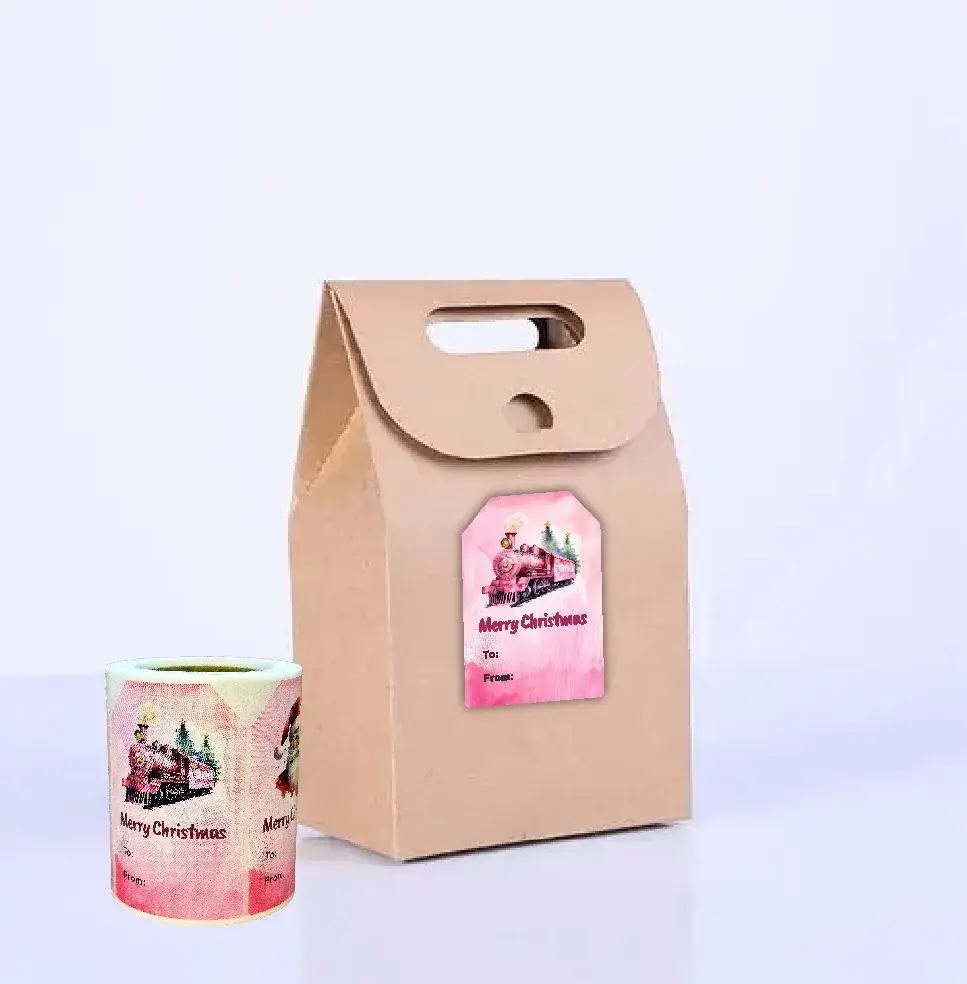 New Cross-Border 250 Self-Adhesive Christmas Stickers Gift Box — feature 4