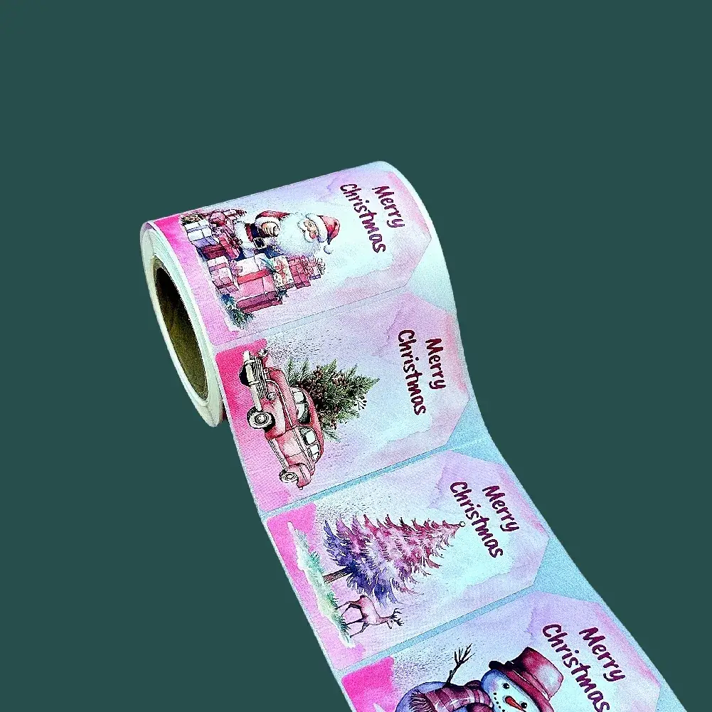 New Cross-Border 250 Self-Adhesive Christmas Stickers Gift Box — feature 6