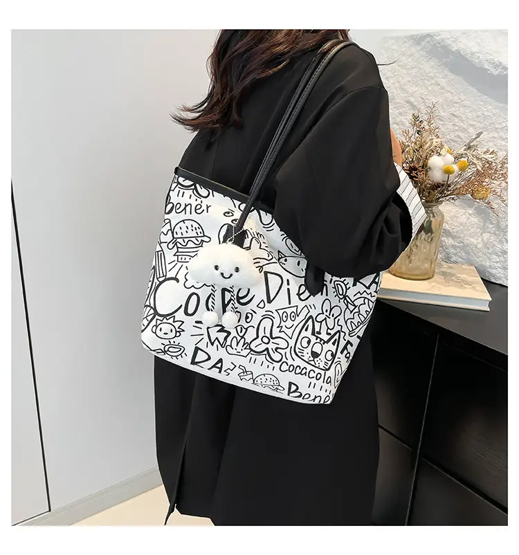 Black Printed Crossbody Bag for Women Spring Summer — feature 14
