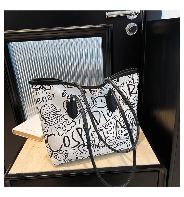 Black Printed Crossbody Bag for Women Spring Summer — feature 24