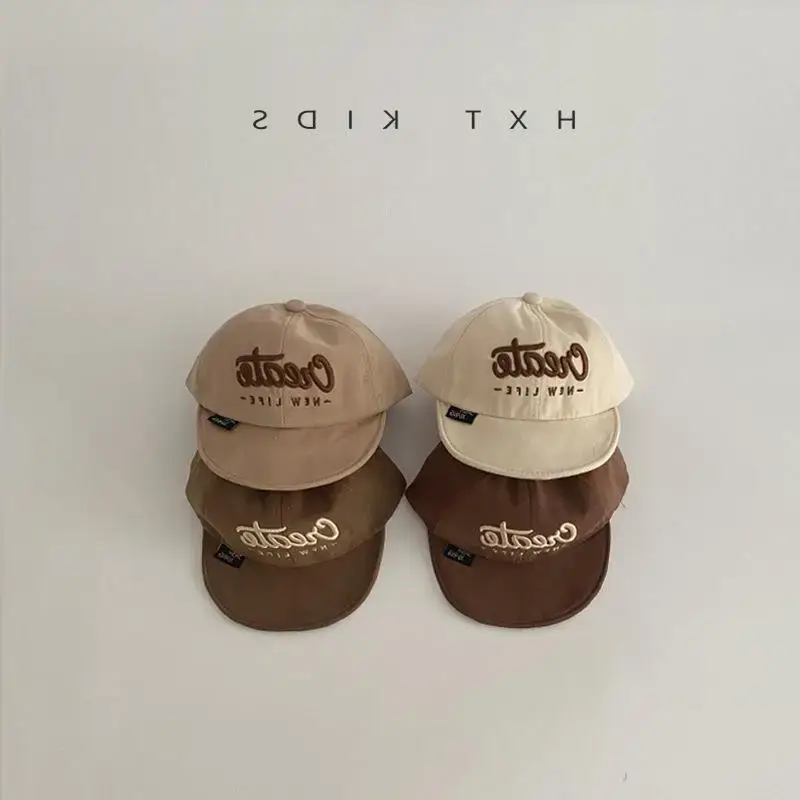 Brown Baby Cap with Small Embroidery for 1 Year Old - Image 6