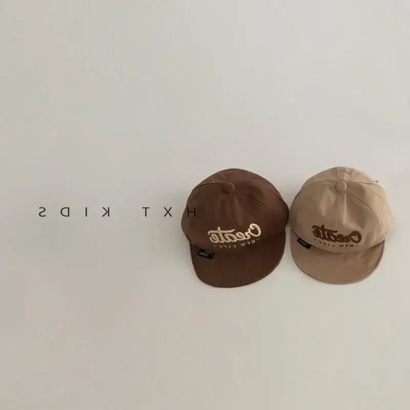 Brown Baby Cap with Small Embroidery for 1 Year Old - Image 9