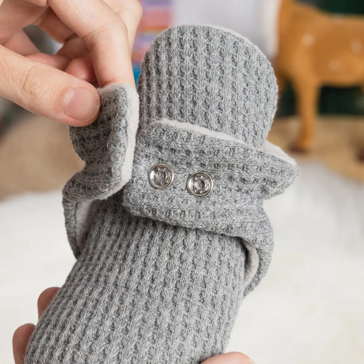 New Baby Socks with Buckle Strap Black Grey Brown — feature 14