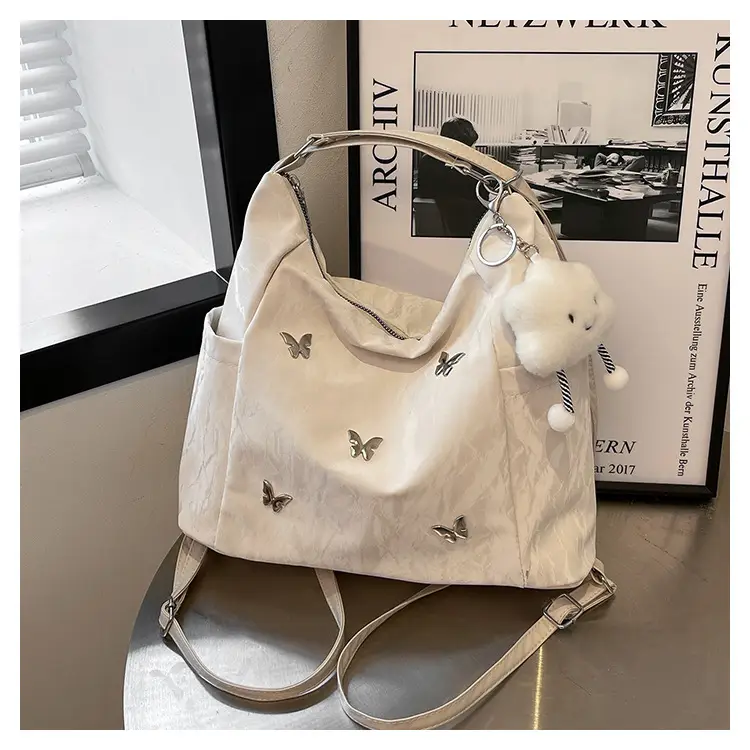 Black Butterfly Print Women's Shoulder Bag 2024 — feature 28