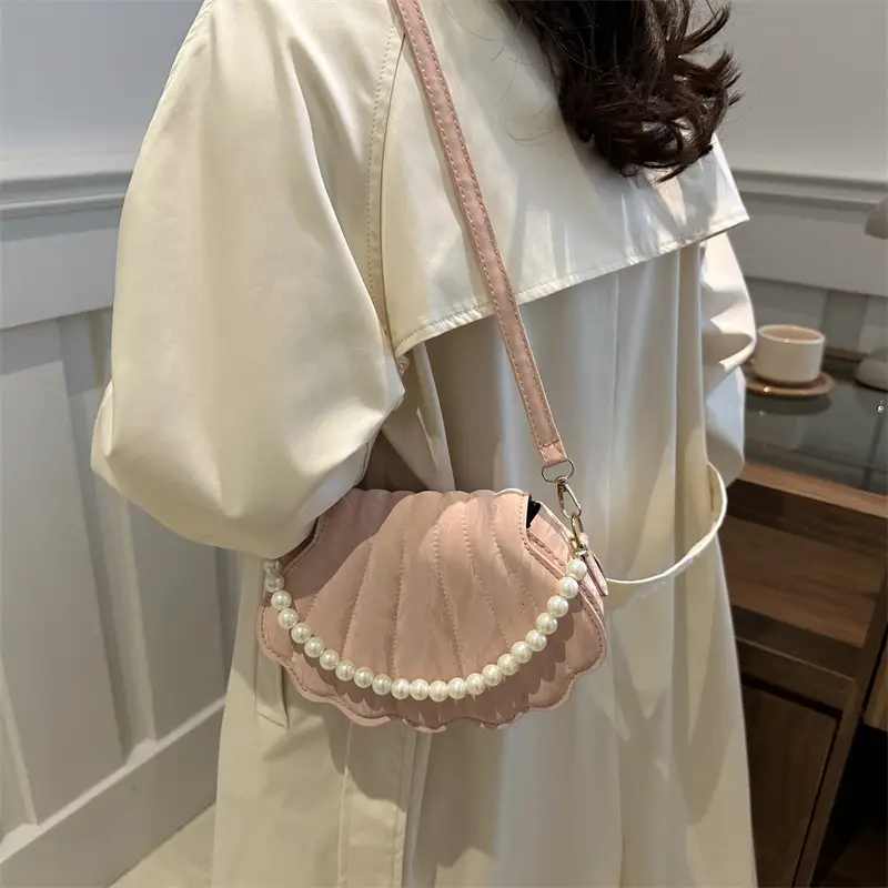 Pearl Embellished Pearl Crossbody Bag for Women - Image 7