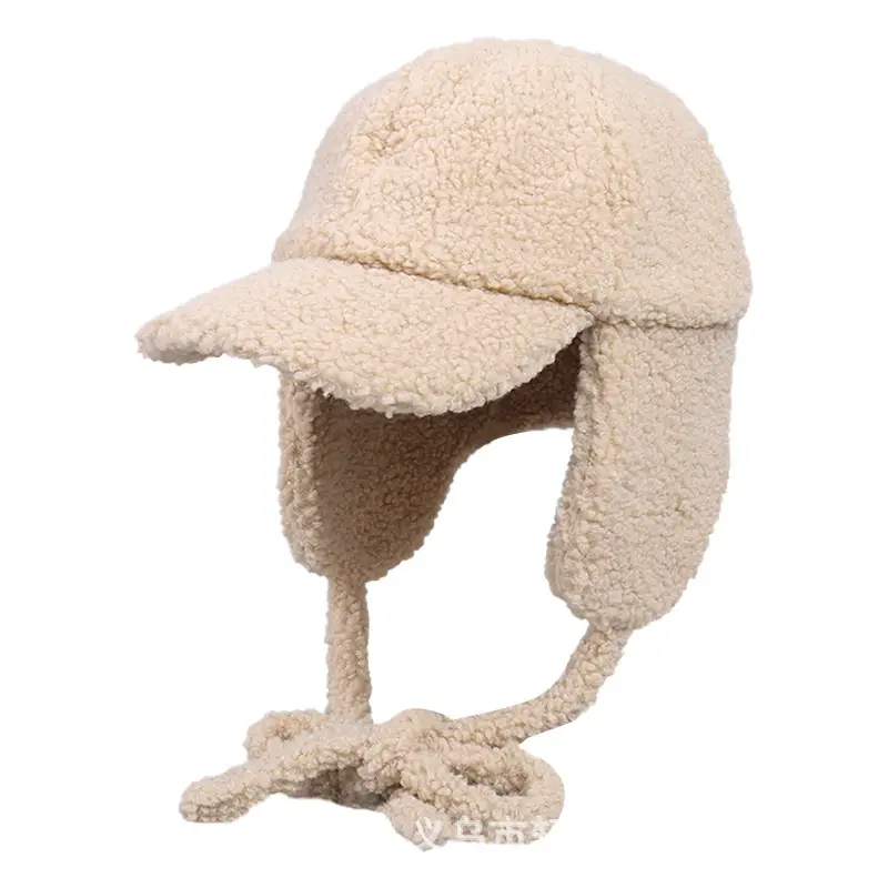 Japanese Lamb Velvet Baseball Cap for Women Winter Ski - Image 11