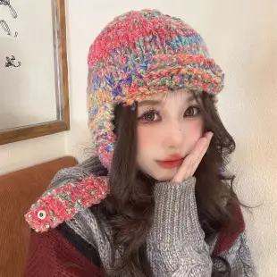 Japanese Lamb Velvet Baseball Cap for Women Winter Ski — feature 11
