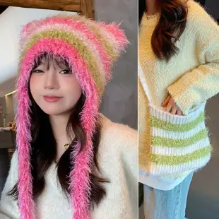Japanese Lamb Velvet Baseball Cap for Women Winter Ski — feature 8