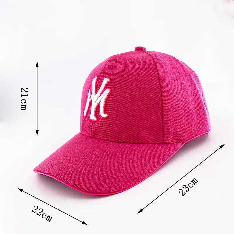 Pink My Letter Cap with LED Light for Men Women Night Running Outdoor — feature 15