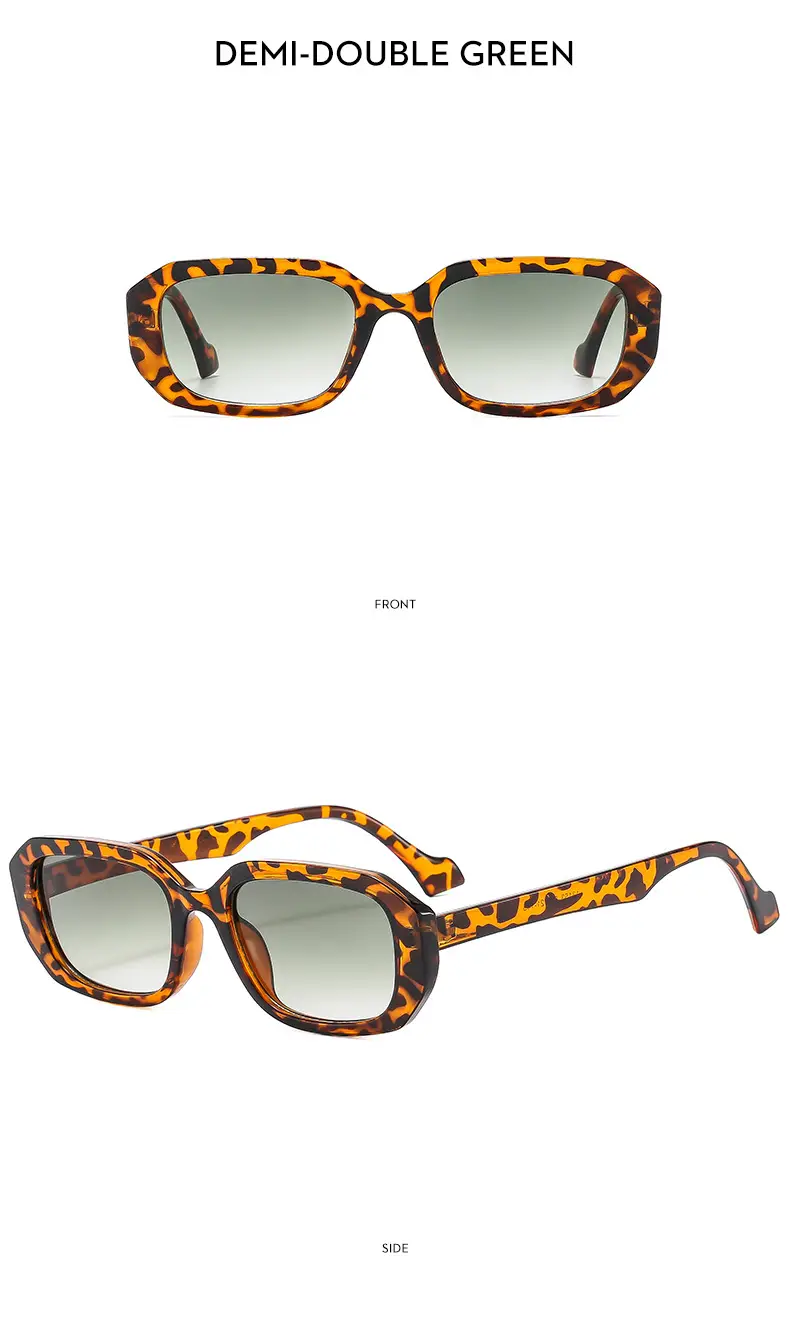 Green Retro Casual Sunglasses for Men Women — feature 18