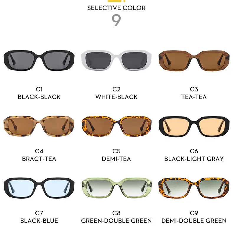 Green Retro Casual Sunglasses for Men Women — feature 8