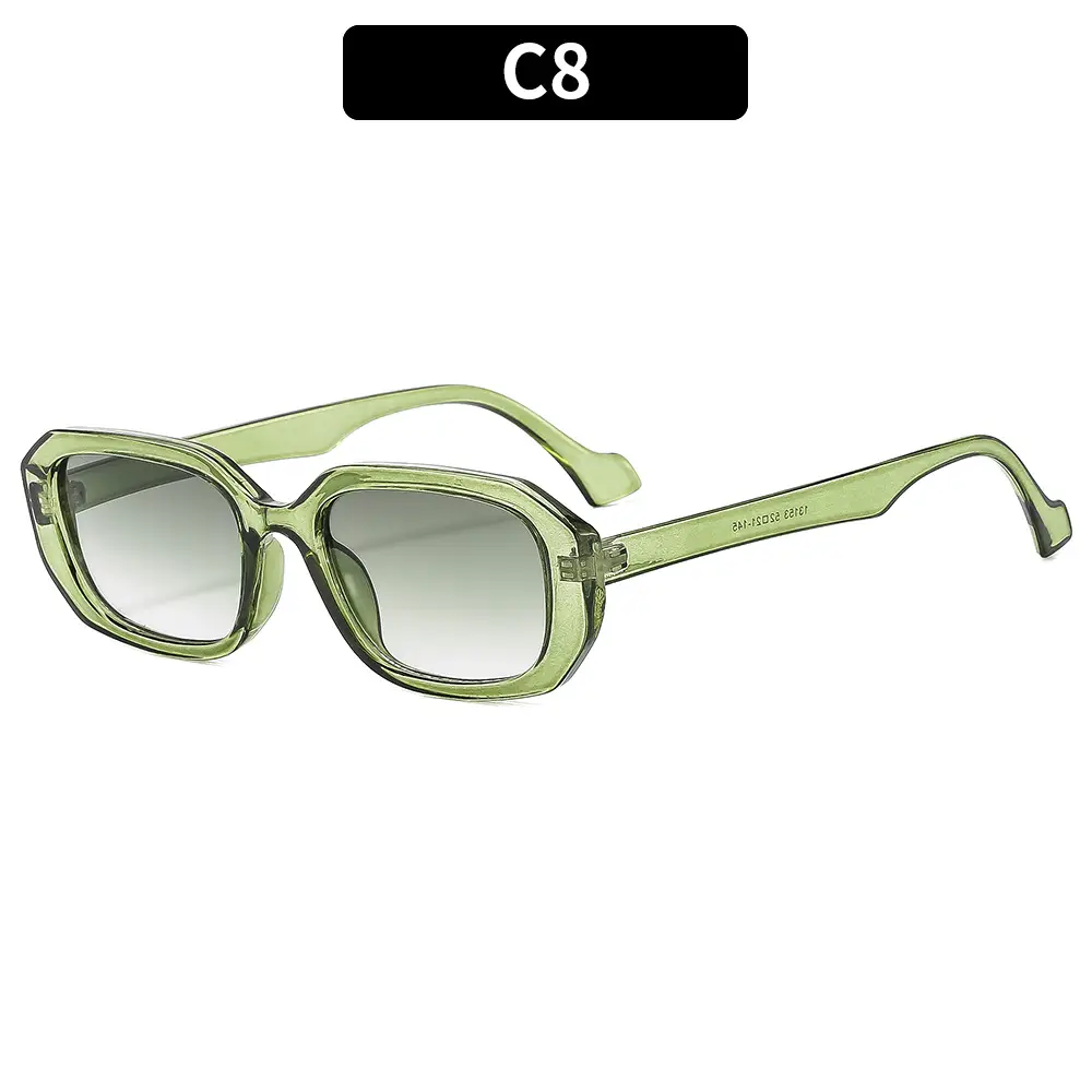 Green Retro Casual Sunglasses for Men Women - Image 5