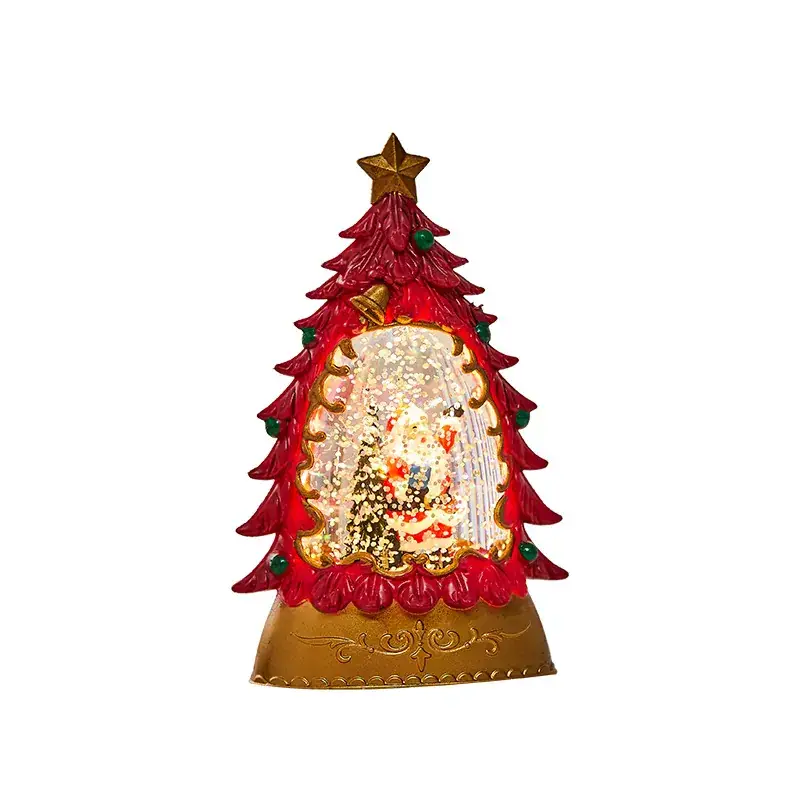 Christmas Oil Lamp with LED Light & Tree Design - Image 8