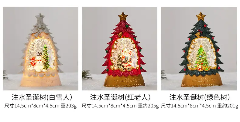 Christmas Oil Lamp with LED Light & Tree Design — feature 5