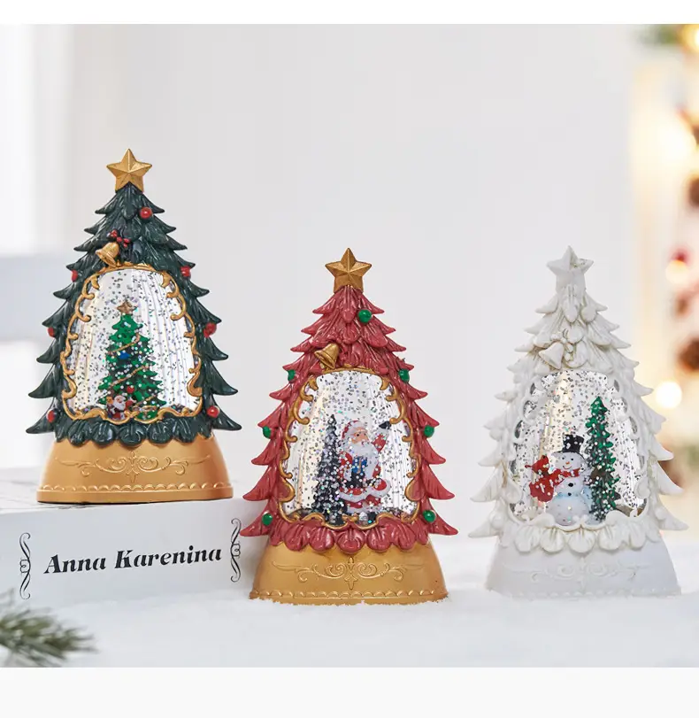 Christmas Oil Lamp with LED Light & Tree Design — feature 6