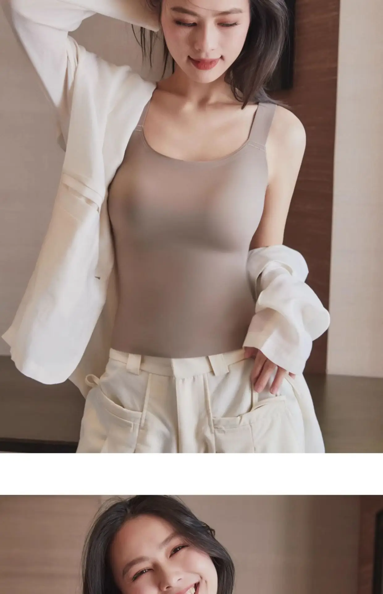 Warm Camisole Vest with Chest Pad for Women Large — feature 26