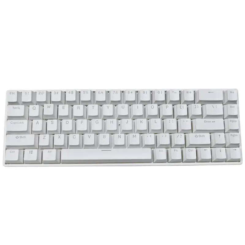 61-Key Mechanical Keyboard with Detachable Keycaps, Plug-In Feel, Computer Desktop Office Universal Green Axis Feel — feature 12