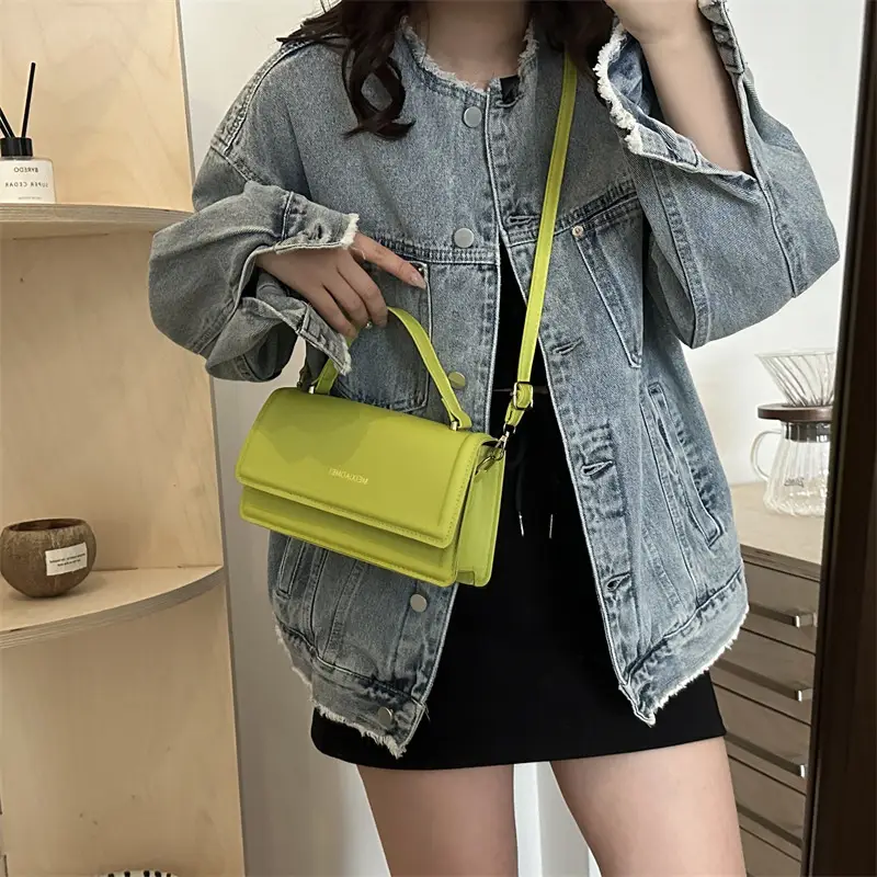 Orange Square Shoulder Bag for Women 2024 - Image 10