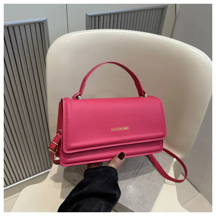 Orange Square Shoulder Bag for Women 2024 - Image 3