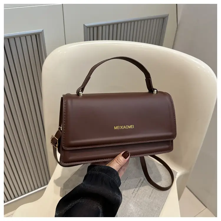 Orange Square Shoulder Bag for Women 2024 - Image 6