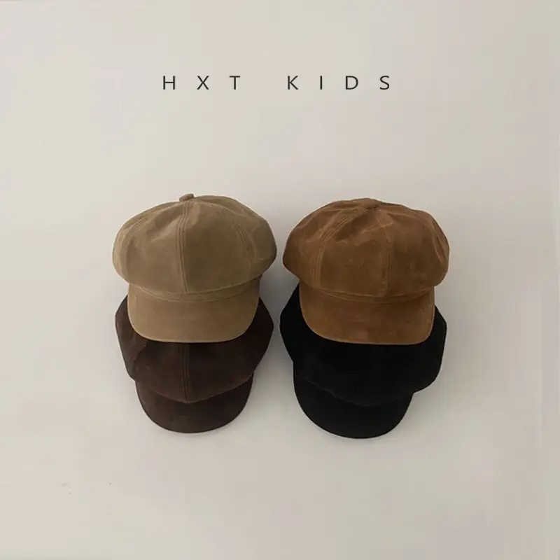 Children's Cap Autumn Winter Vintage Anti-Wearing Beret Ins Stylish Trendy - Image 6