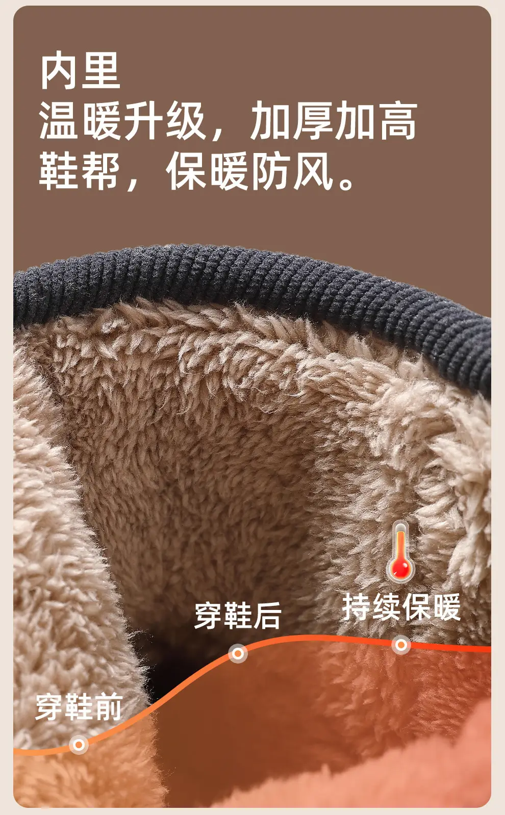 Winter middle-aged and elderly cotton shoes women's soft-soled cotton slippers for the elderly fleece-lined outdoor wear windproof warm home cotton slippers men's wholesale — feature 16