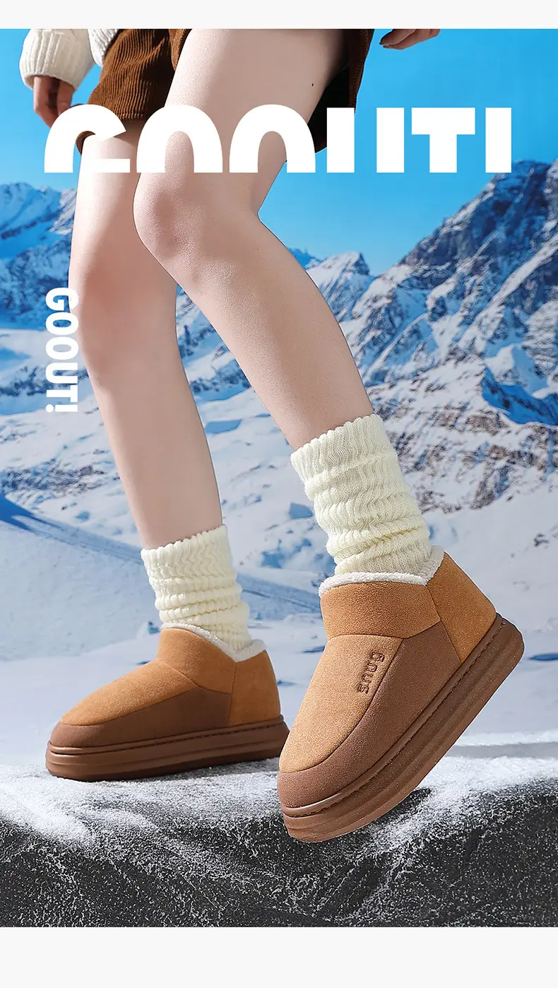 Women Pink Winter Warm Cotton Slippers 2024 — feature 4