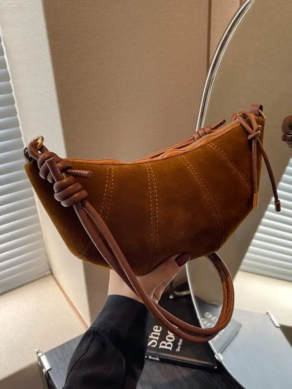 Retro Leopard Print Shoulder Crossbody Bag Women Large Capacity - Image 6