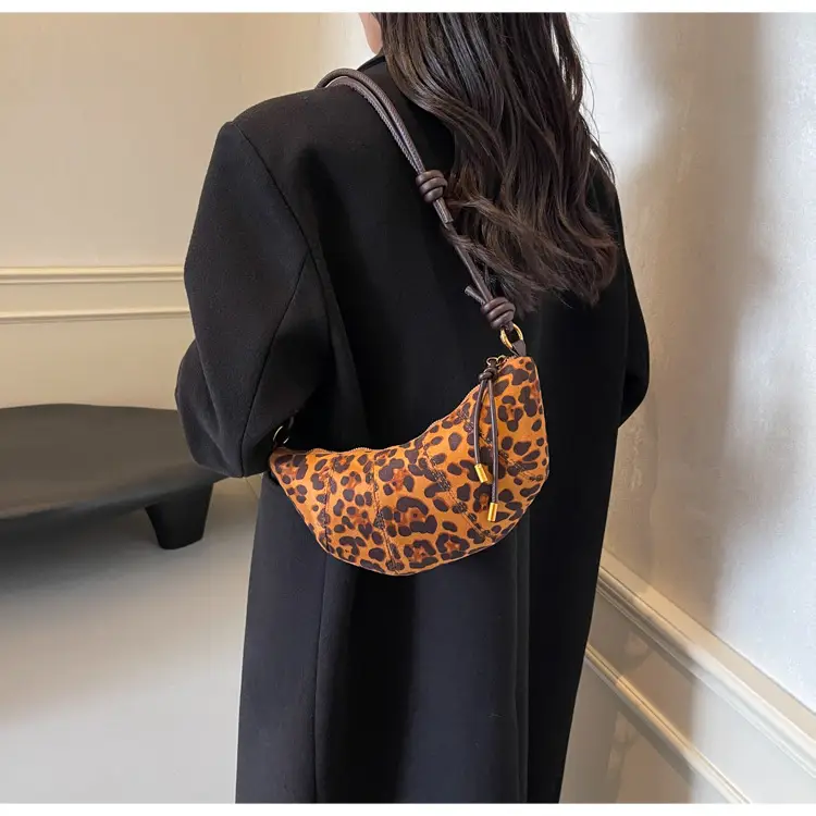 Retro Leopard Print Shoulder Crossbody Bag Women Large Capacity — feature 12
