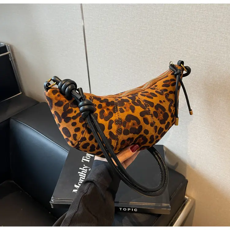 Retro Leopard Print Shoulder Crossbody Bag Women Large Capacity — feature 31