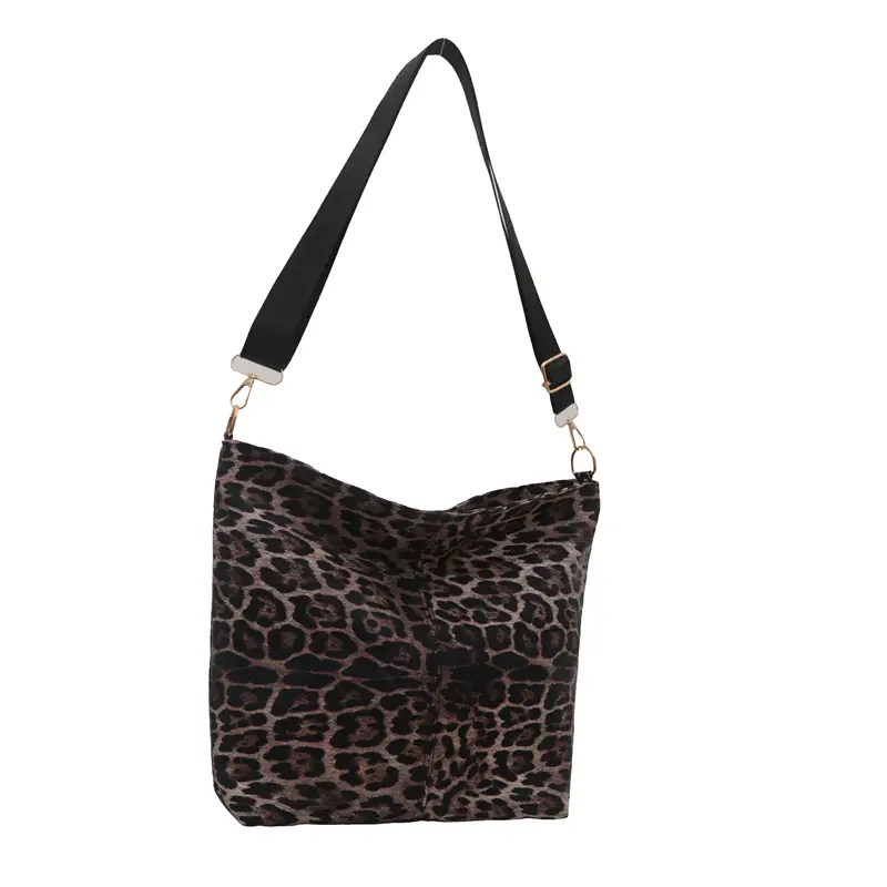 Japanese Style Leopard Print Crossbody Bag for Women - Image 8