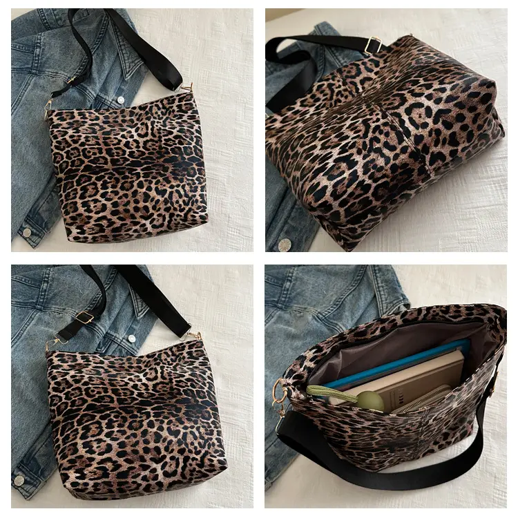 Japanese Style Leopard Print Crossbody Bag for Women — feature 8