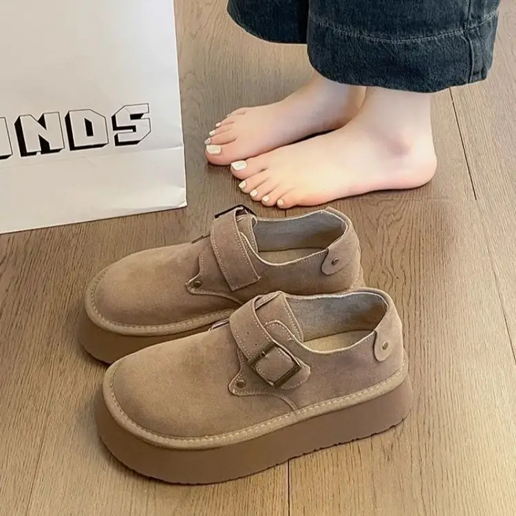 Women's Vintage Slip-on Loafers with Thick Sole 2024 — feature 1
