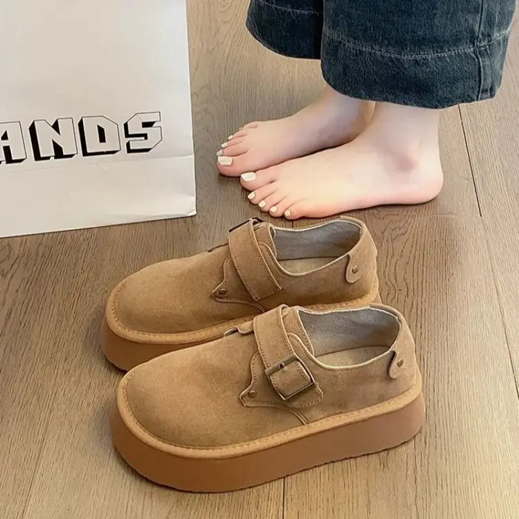 Women's Vintage Slip-on Loafers with Thick Sole 2024 — feature 2