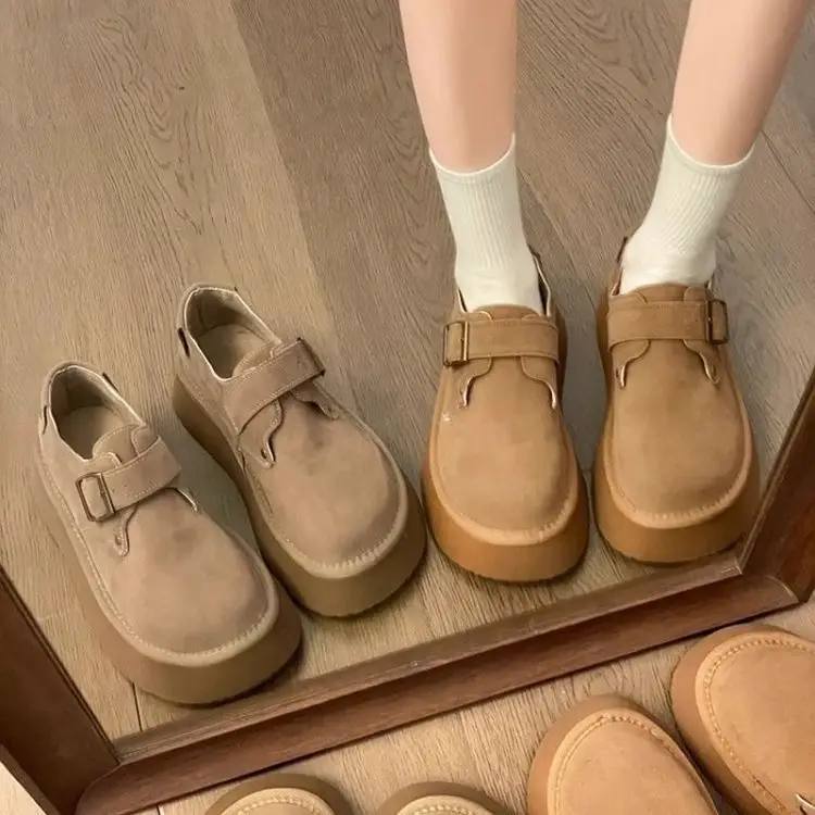 Women's Vintage Slip-on Loafers with Thick Sole 2024 — feature 5