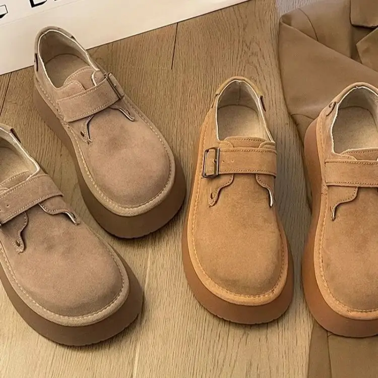 Women's Vintage Slip-on Loafers with Thick Sole 2024 — feature 6