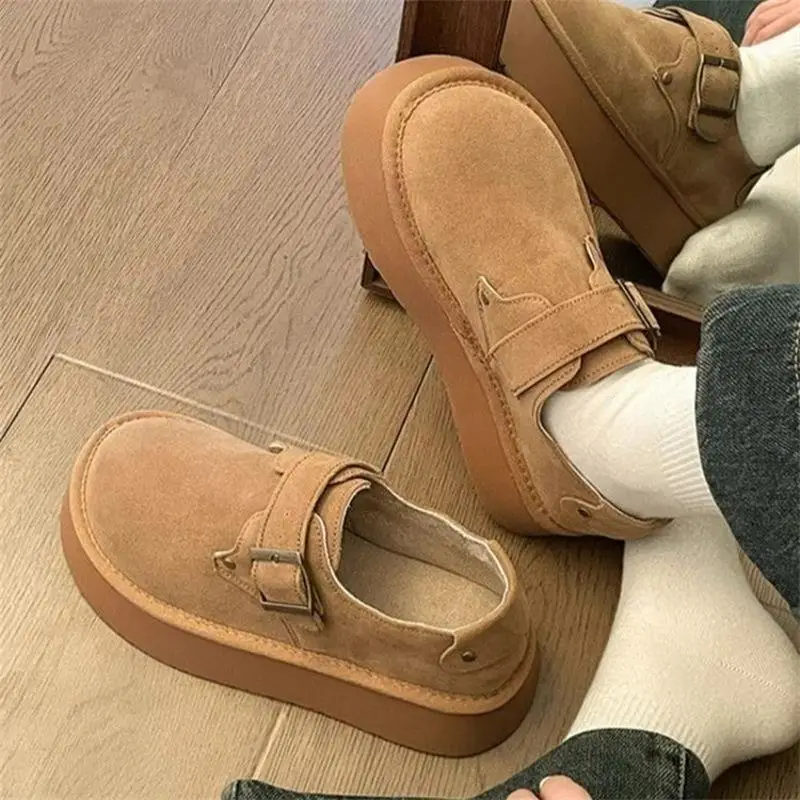 Women's Vintage Slip-on Loafers with Thick Sole 2024 - Image 2