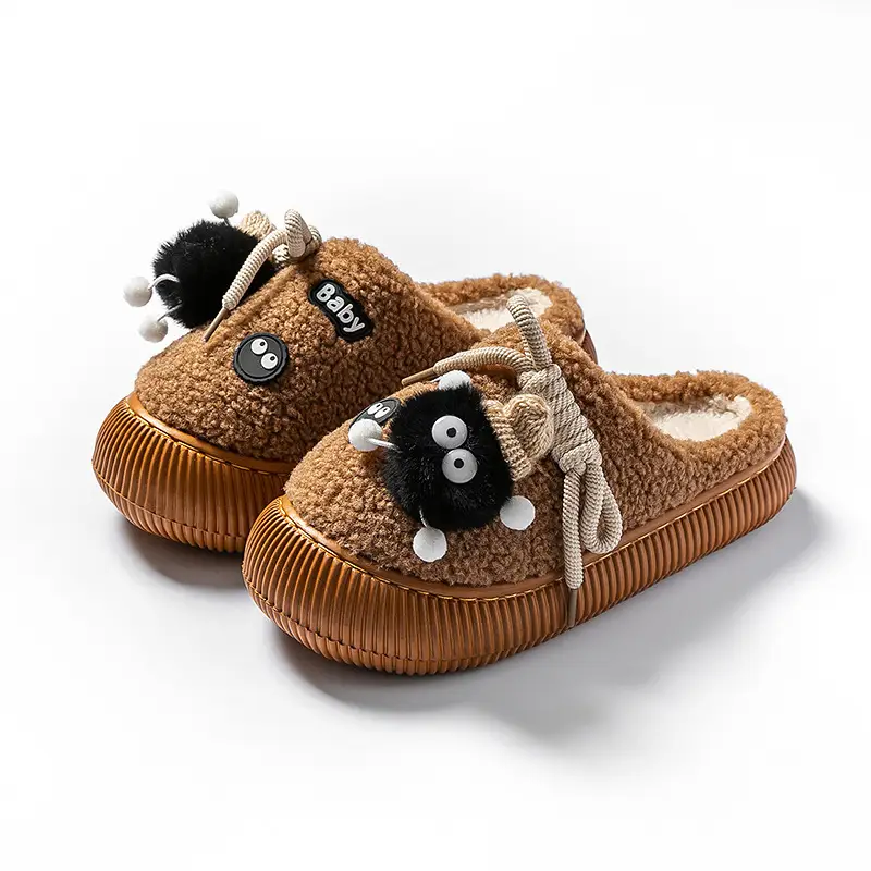 2024 Plush Cartoon Shoes for Men Women Anti-Collision Cotton - Image 8