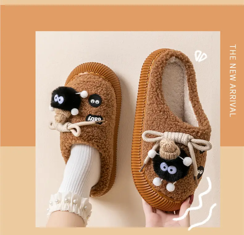 2024 Plush Cartoon Shoes for Men Women Anti-Collision Cotton — feature 15