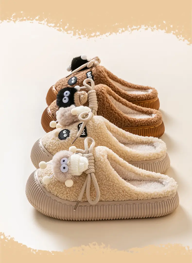 2024 Plush Cartoon Shoes for Men Women Anti-Collision Cotton — feature 3