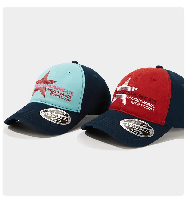 Star Letter Baseball Cap Women Men Heavy Duty Washed — feature 12