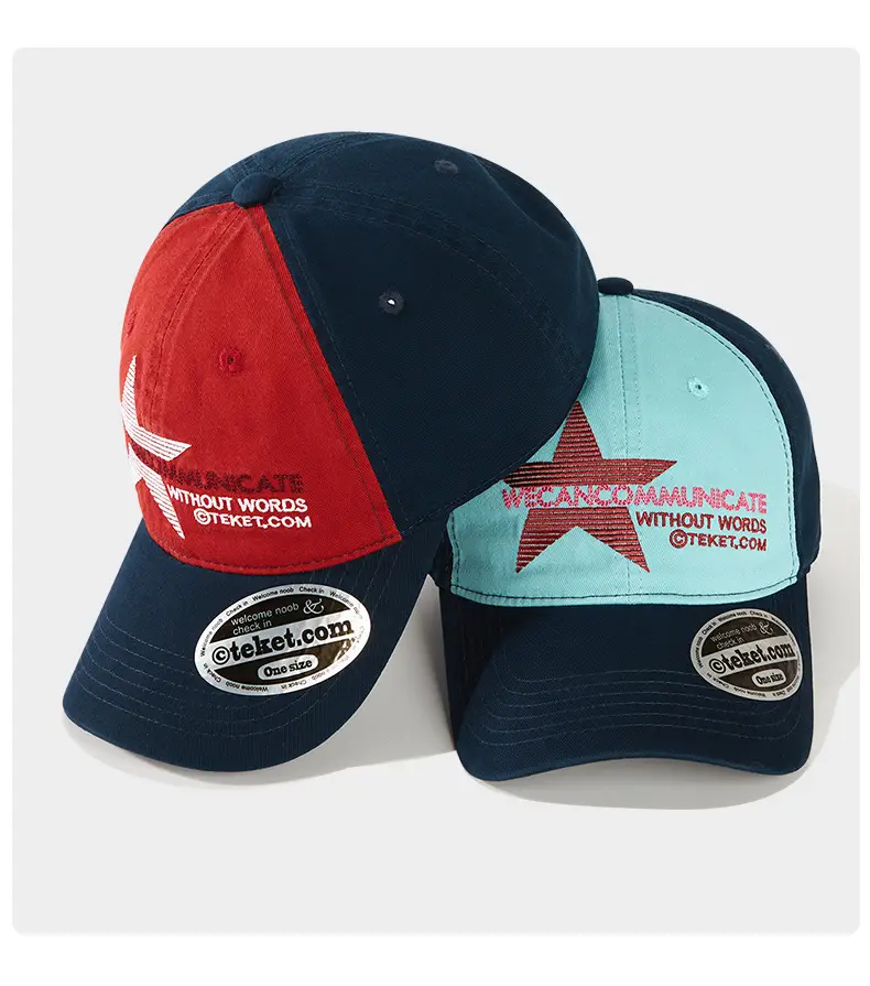Star Letter Baseball Cap Women Men Heavy Duty Washed — feature 13
