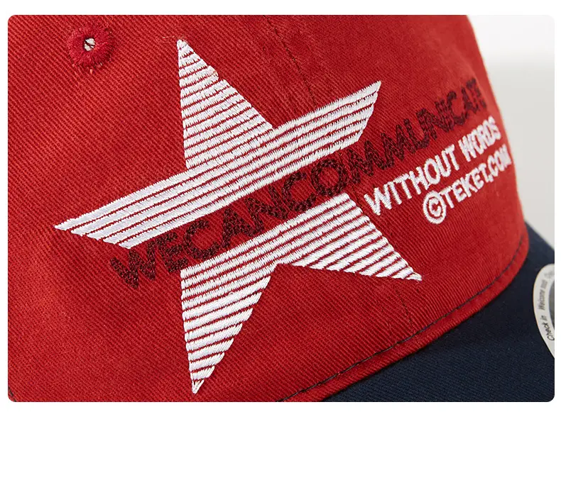 Star Letter Baseball Cap Women Men Heavy Duty Washed — feature 7